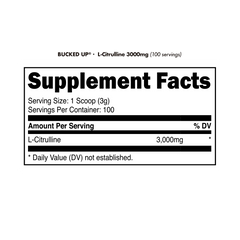 Bucked Up-L Citrulline