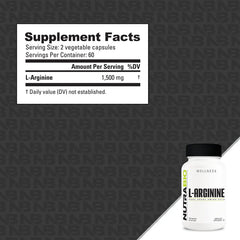 NutraBio-Arginine 750mg