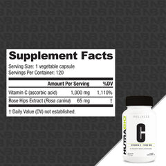 NutraBio-VitaminC with RoseHips