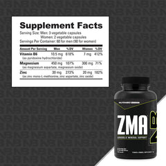 Nutrabio-ZMA 180 Capsules