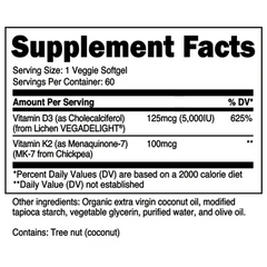 Transparent Labs-Vitamin D3 with K2