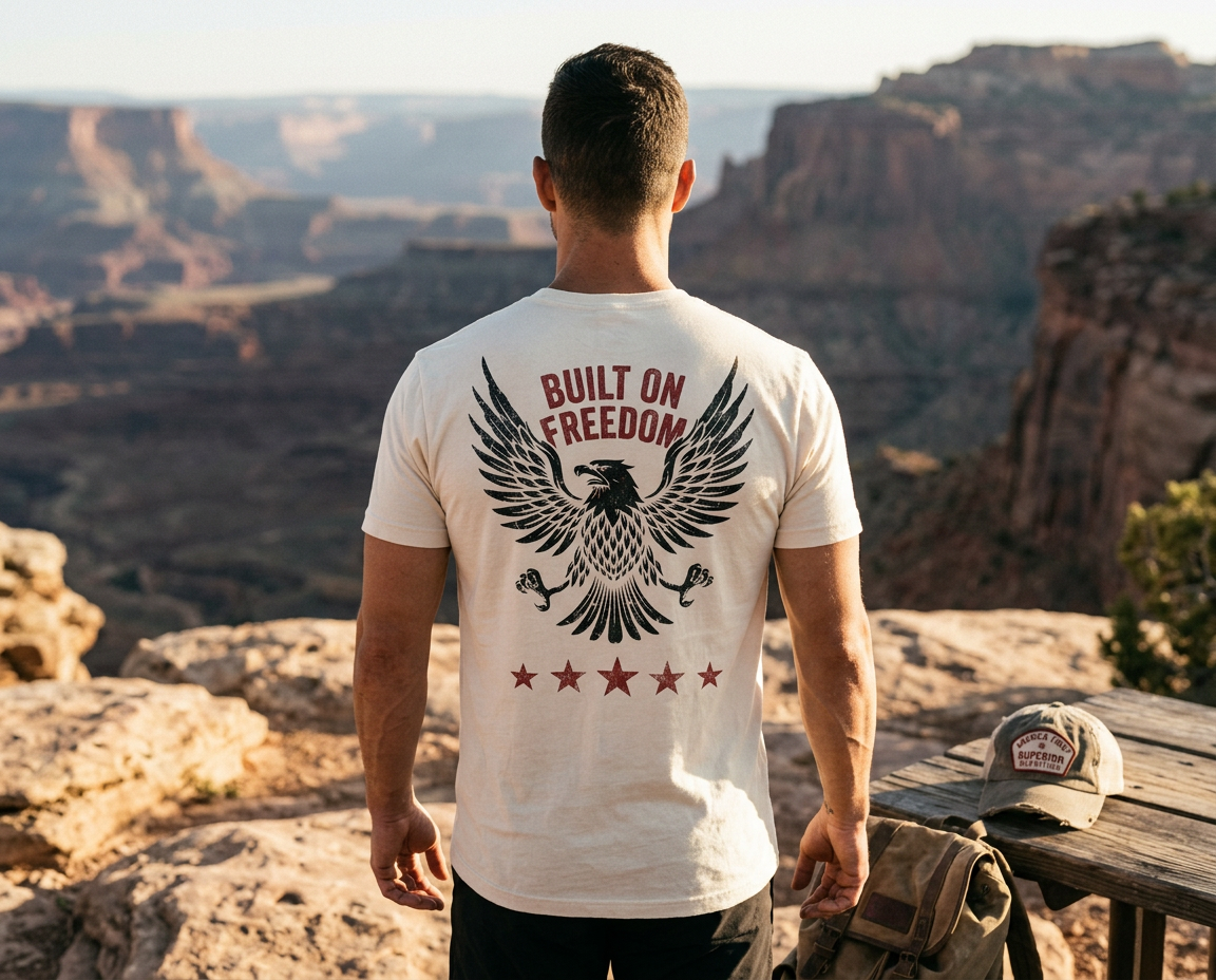 Built On Freedom-Classic Tee