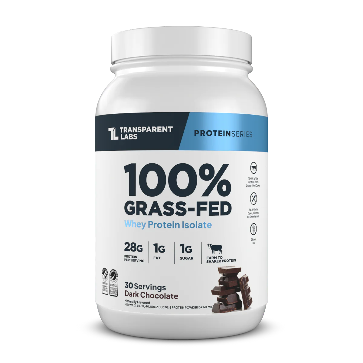 Transparent Labs-Grass Fed Whey Protein Isolate