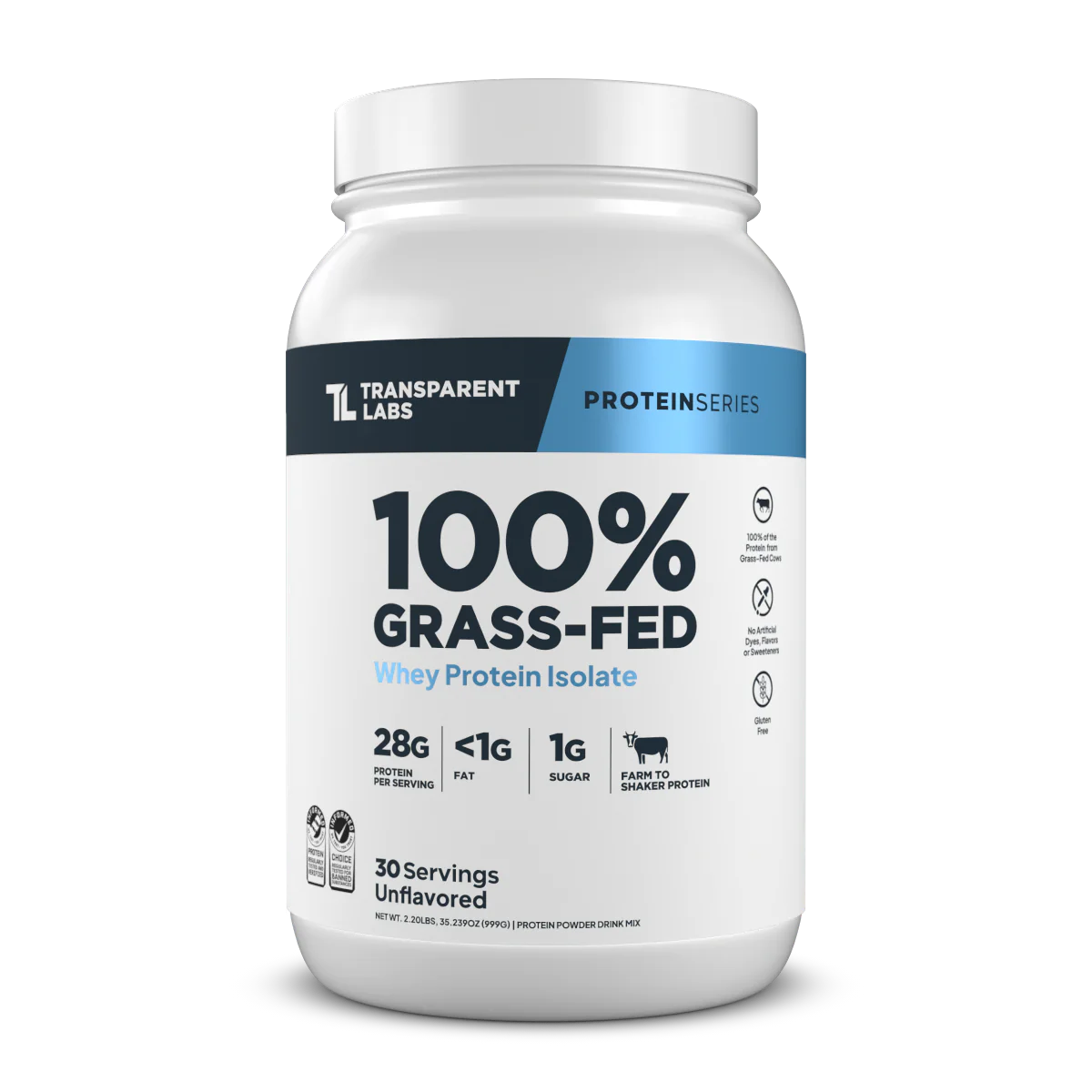 Transparent Labs-Grass Fed Whey Protein Isolate
