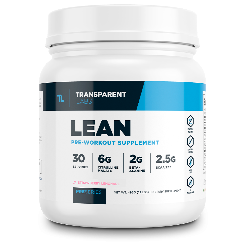 Transparent Labs LEAN Pre-Workout | Fat Loss + Performance Formula